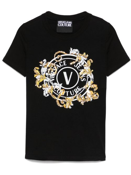 T-shirt donna maniche corte Versace jeans Couture | 78HAHC01CJ02CG89